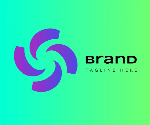 Flower Logo Icon Design Template Elements Usable Branding Business Logos — Stock Vector