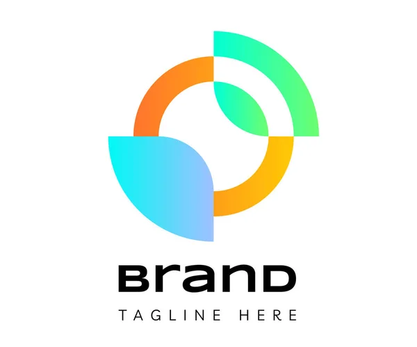 Unsur Desain Ikon Huruf Logo Dapat Digunakan Untuk Logos Branding - Stok Vektor