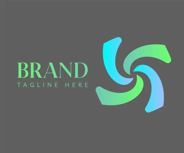 Blume Logo Icon Design Vorlagen Elemente Verwendbar Für Branding Und — Stockvektor