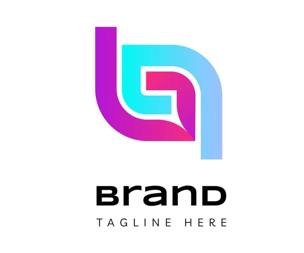 Letter Logo Icon Design Template Elements Usable Branding Business Logos —  Vetores de Stock