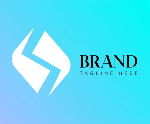 Letter Logo Icon Design Template Elements Usable Branding Business Logos — Stok Vektör
