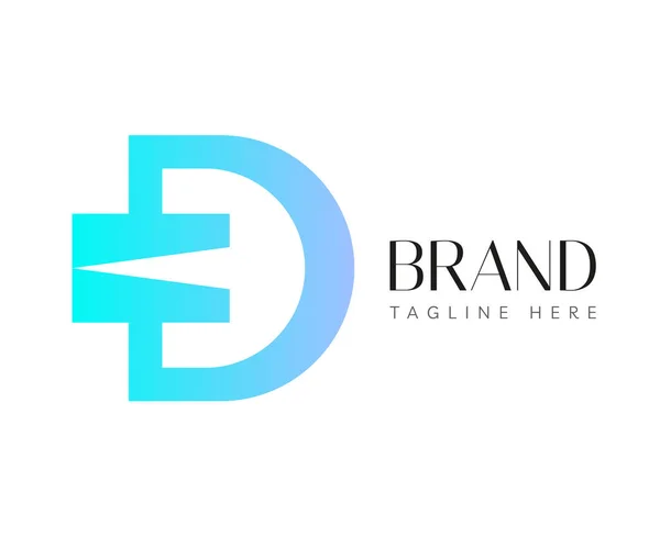 Letter Logo Pictogram Ontwerp Template Elementen Bruikbaar Voor Branding Zakelijke — Stockvector
