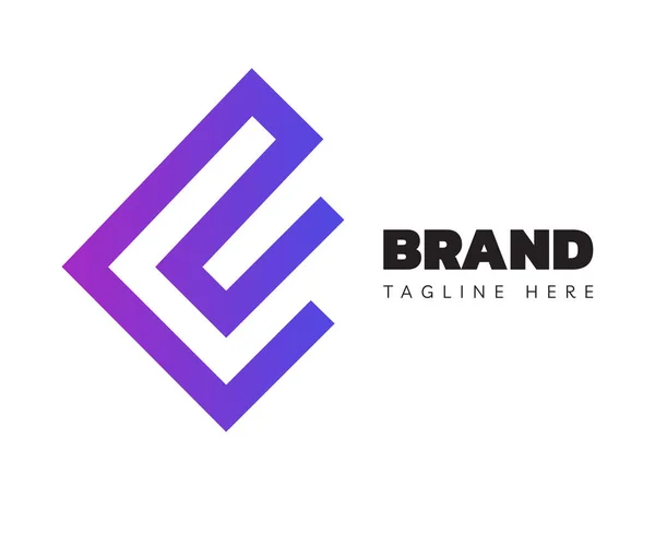 Літера Елементи Шаблону Дизайну Логотипу Використовується Брендингу Бізнесу Технологій Логотипів — стоковий вектор