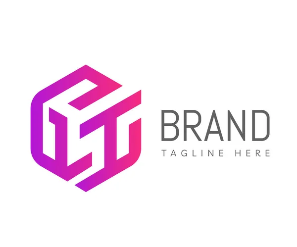 Buchstabe Logo Icon Design Vorlagen Elemente Verwendbar Für Branding Business — Stockvektor