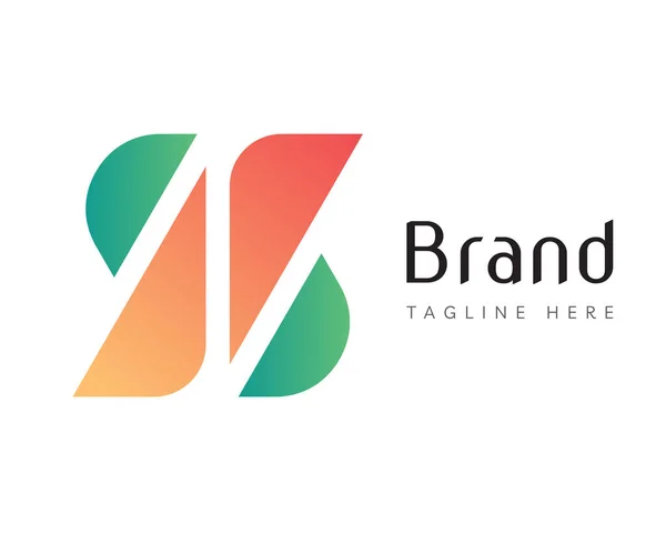 Letter Logo Icon Design Template Elements Usable Branding Business Logos — Vector de stock