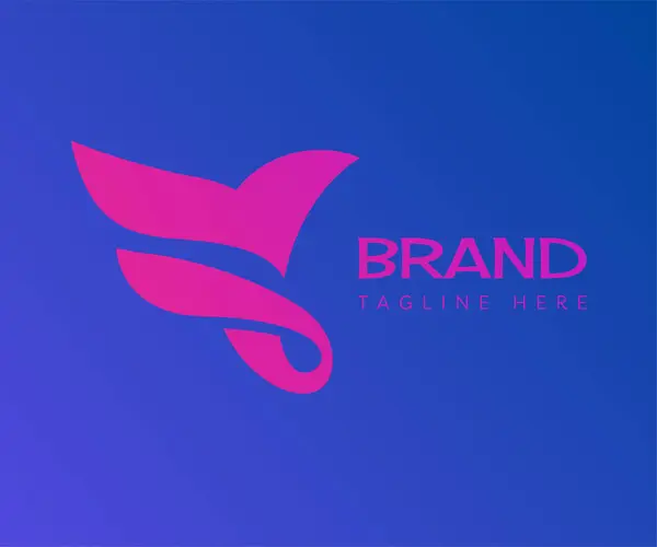 Kuş Logosu Tasarım Şablon Elementleri Markalaşma Logoları Için Kullanılabilir Vektör Grafikler