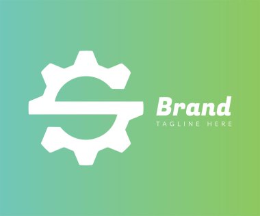 S harfi logo tasarım şablonu elementleri. Markalaşma ve İş Logoları için kullanılabilir.