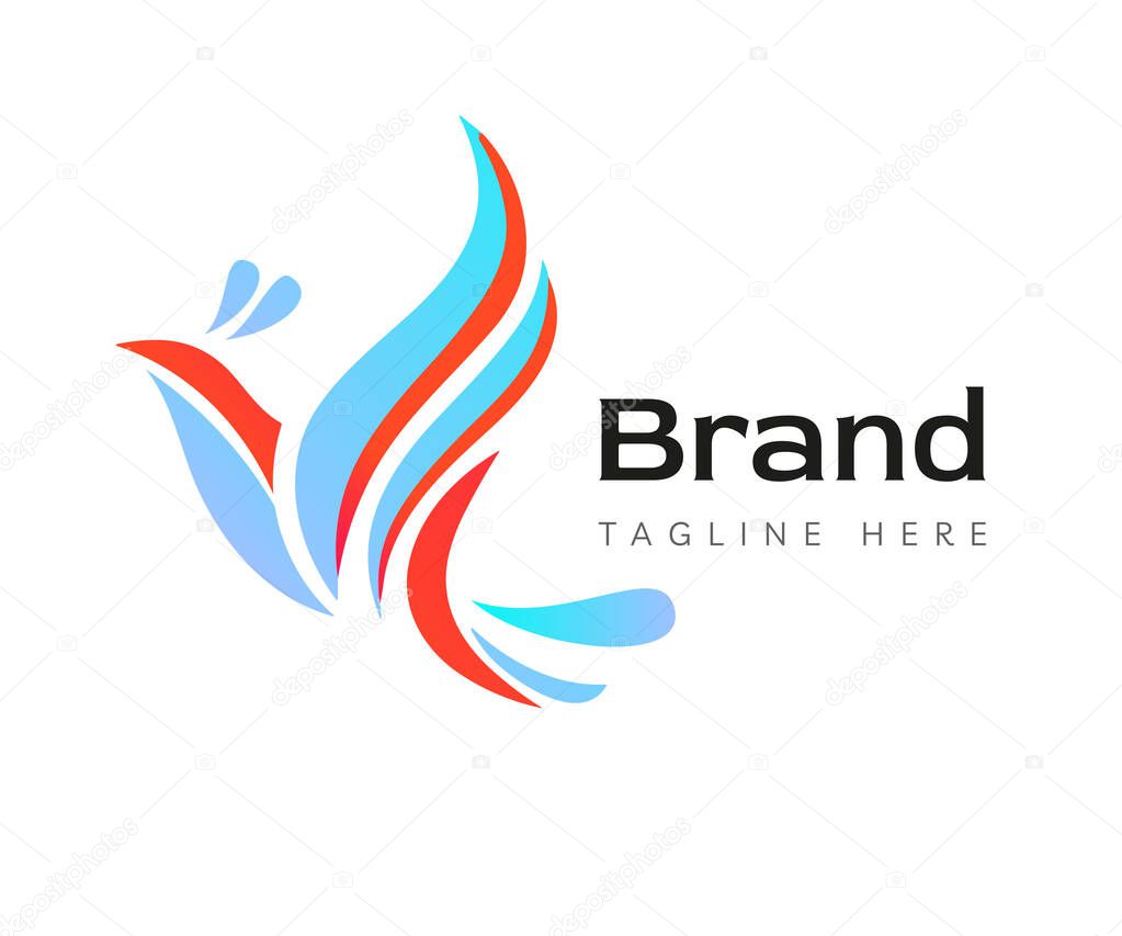 Bird logo icon design template elements. Usable for Branding and Business Logos.