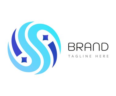 Çember logo tasarım şablonu elementleri. Markalaşma ve İş Logoları için kullanılabilir.