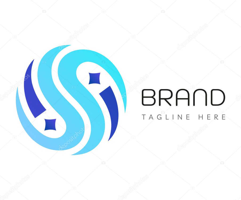 Circle logo icon design template elements. Usable for Branding and Business Logos.