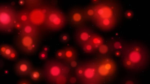 Red abstract bokeh background sparkling lights effect. LED lights close up. Grain blurry noise, soft focus. Festive background for advertising, congratulations, text, mother day, Valentine, Christmas