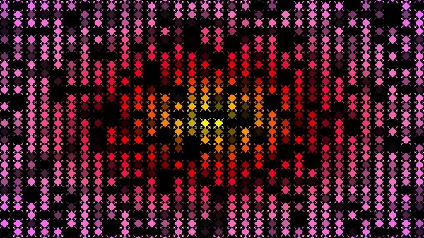 Flicker wall lights. Flashing lights Lanterns for clubs and discos. Matrix beam headlights. Nightclub halogen lamp. Modern neon spectrum. Seamless loop. 3D rendering.