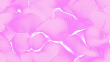 Gentle pink waves, soothing 3D movement. Festive background. Peace and tranquility. Copy space for greet Mother Day, Father Day, Valentines Day, Declaration of Love. 60 fps 3D render.