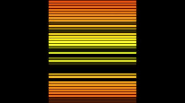 Animated horizontal lines motion design pattern background. Seamless loop animation colorful line stripe abstract background. 60 fps 3D rendering.