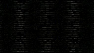 Abstract Technology Background. Binary data and streaming code. 60 fps 3D rendering.