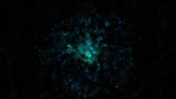 Starry Constellations Motion Rotating Stars Universe Outer Space Field Seamless — Video Stock
