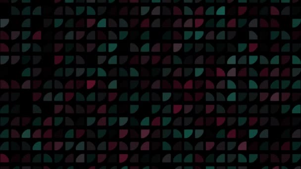 Colorful Abstract Geometric Triangle Shape Background Red Green Shapes Composition — Stockvideo