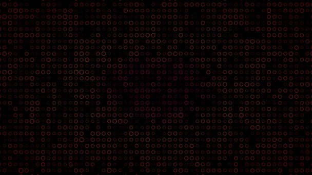 Abstract Red Circles Background Seamless Loop Fps Rendering — Vídeos de Stock