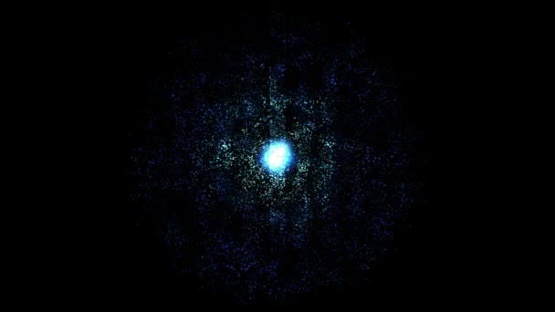 持续流星雨时间的流逝 旋转星系线的动画背景 星空飞逝 银河银河夜空 晴朗的夜空 美丽的星夜 Fps 3D渲染 — 图库视频影像
