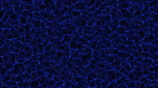 Abstract Waving Particle Technology Background Design. Abstract wave moving dots flow particles, hi-tech and big data background design for brochures, flyers, magazine, business card, banner.
