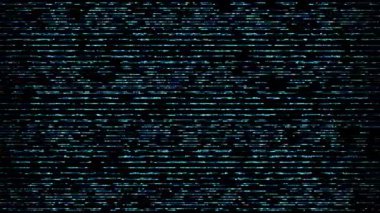 Mavi veri dizileri akışı. Büyük veri görselleştirmesi. Bilgi kodu temsilcisi. Kriptografik analiz. Kodlanmış veri akışı. 60 fps 3D animasyon.