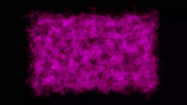 Pembe parçacıkların hızlı ve düzensiz akışı. Soyut fraktal ışık arkaplanı. 60 fps 3B görüntüleme