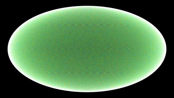 Μια Αφηρημένη Πράσινη Κλίση Οβάλ Των Μικρών Σωματιδίων Pixel Επαγγελματικό — Αρχείο Βίντεο