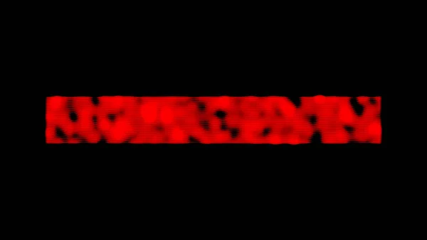 Abstraktní Tekutý Prapor Vzor Červenými Černými Vlnami Tekoucí Pozadí Vykreslování — Stock fotografie