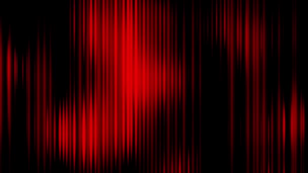 Linhas Iridescentes Abstratas Varas Iridescentes Vermelhas Verticais Linhas Luminoso Brilhante — Vídeo de Stock