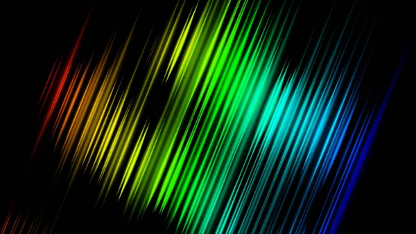 Technology Futuristic Colorful Background Striped Lines Light Effect Black Background — Stock Photo, Image