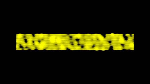 Abstraktní Tekutý Prapor Vzor Žlutými Černými Vlnami Tekoucí Pozadí Vykreslování — Stock fotografie