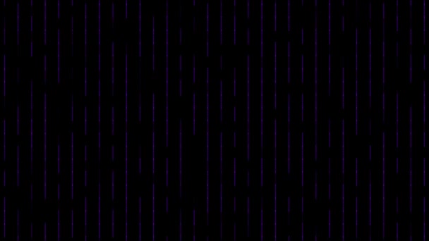 Purple Flashing Sticks Black Background Abstract Festive Background Advertising Congratulations — Stock Video