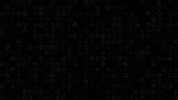 黒い袋に色の点滅回転3Dキューブ おめでとう テキストの要約お祝いの背景 カラフルな創造的なフラットダイナミック形状アニメーション ビジネス 3Dレンダリング — ストック写真