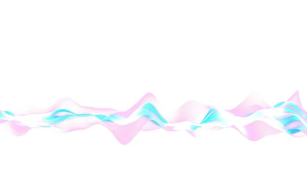 Energiegolven Geluidsgolven Abstract Beweging Achtergrond Wave Abstractie Fantastisch Deeltjesgolf Object — Stockfoto