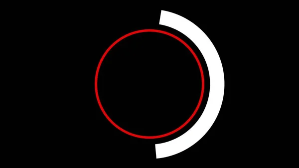 Moderní Světelný Přednakladač Bílá Kruhová Nakládací Tyč Animace — Stock fotografie