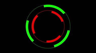 Çember Yükleyici. Grafik elementler. Animasyon arkaplanı yükleyen soyut güzel çember. Başlık, metin, sunum için. 3 Boyutlu Canlandırma