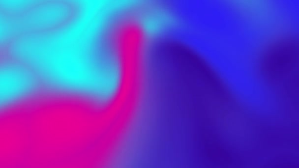 カラフルな虹色の明るいぼやけたグラデーション抽象的な動きの背景 3Dレンダリング60 Fps — ストック動画
