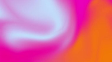 Soyut gradyan animasyonu. Moda dokusu, moda tekstili, neon rengi, ortam tasarımı, ekran koruyucu. 3B hazırlama 60 fps