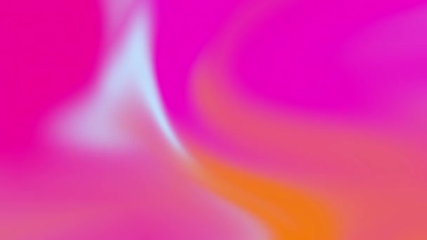 明るい色でカラフルな抽象的なぼやけたグラデーションの背景 抽象的なぼやけた背景を移動する 概要液体波によるデュアルカラーグラデーションの背景 60Fps 3Dレンダリング — ストック動画