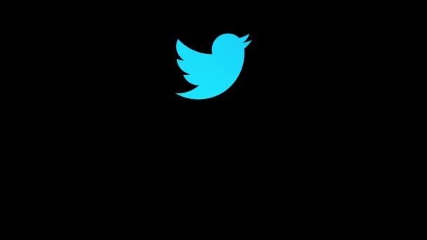 Твіттер Лічильник Впливових Соціальних Мереж Копіювальним Простором Зростає Кількість Підписників — стокове відео