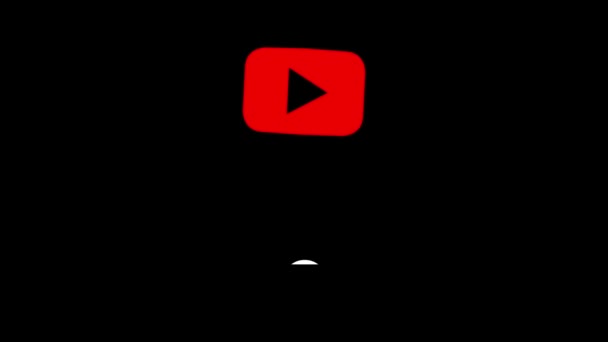 Counter Youtube Dari Sebuah Influencer Nomor Media Sosial Meningkat Menjadi — Stok Video
