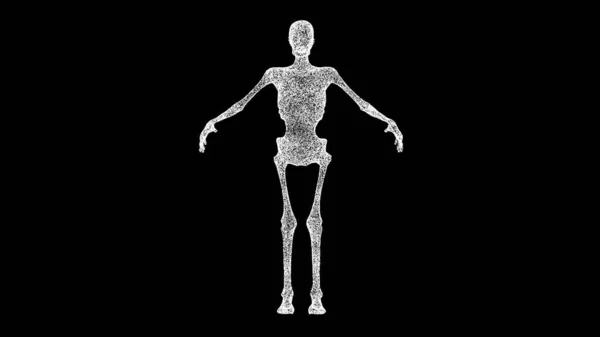 3D僵尸在黑色Bg上 万圣节假期的概念 不可思议的幻想概念 万圣节和感恩节装饰 3D动画 — 图库照片