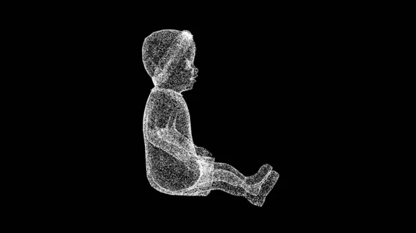 Siyah Arka Planda Boyutlu Bebek Için Reklam Arkaplanı Başlık Metin — Stok fotoğraf