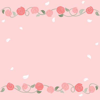 Valentine sınır süslemesi açık