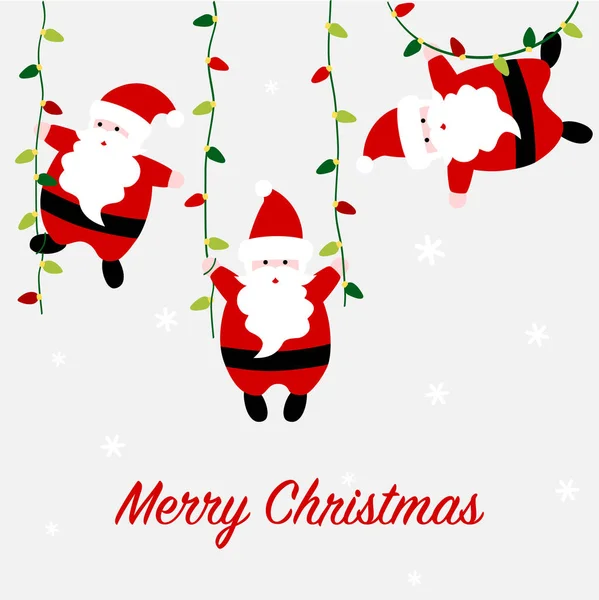 İp ışığıyla Noel Baba