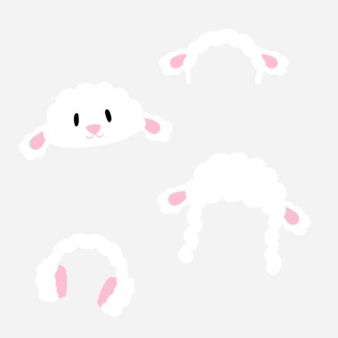 Paskalya için kuzu şapkası