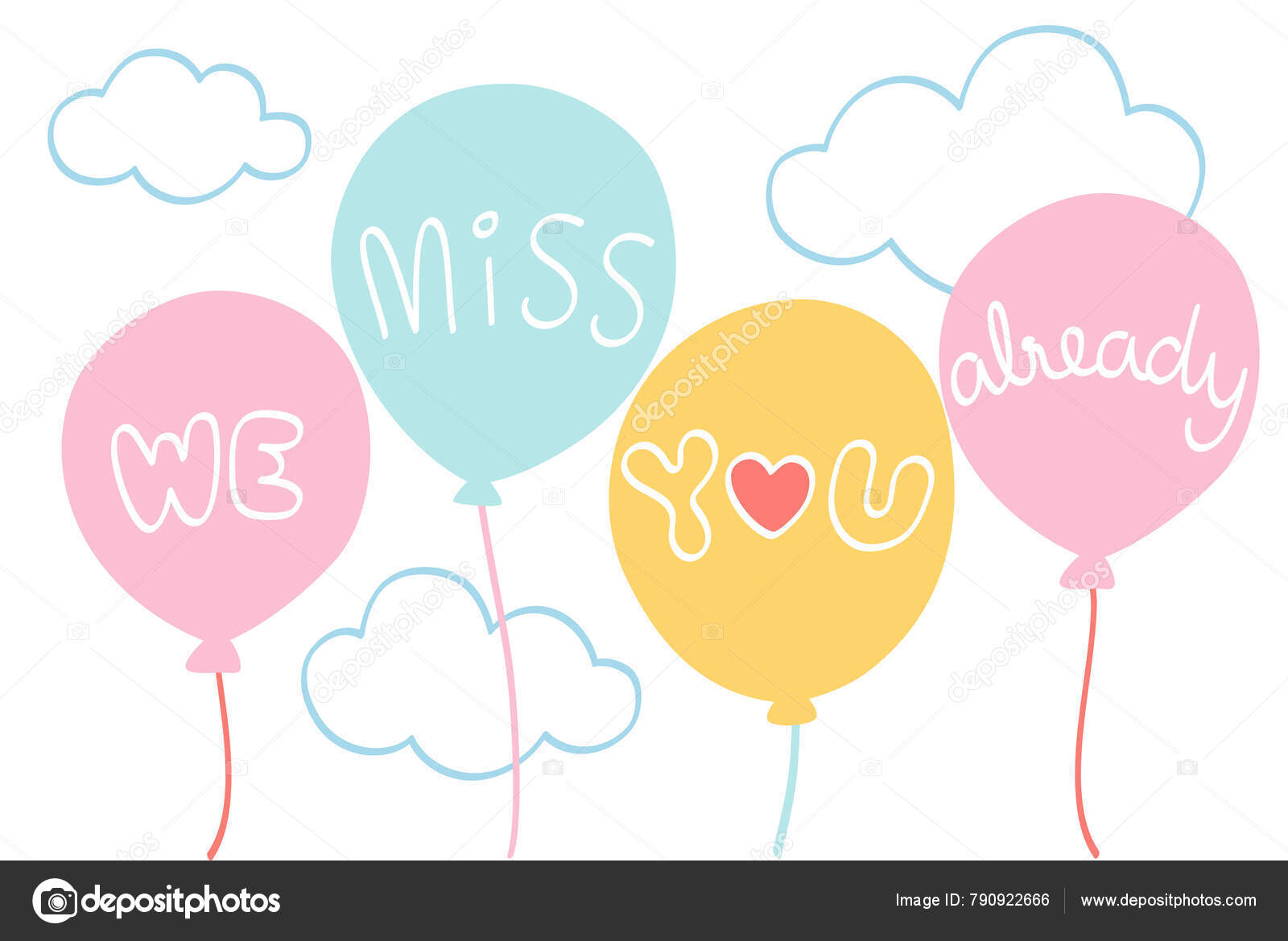 Imagens vetoriais de Nós sentimos sua falta | DepositPhotos, image size:1600x1169