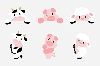 Çiftlik hayvanı çizgi filmi - dikizleme