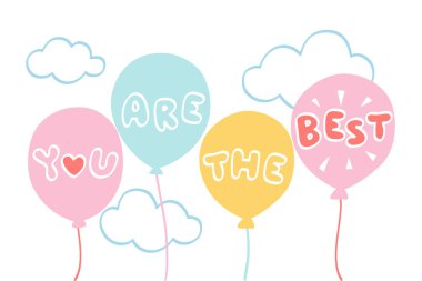 Sen en iyi kartsın - balonlar.