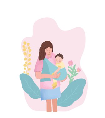 Vector Anneler ve Bebek Anneler Günü